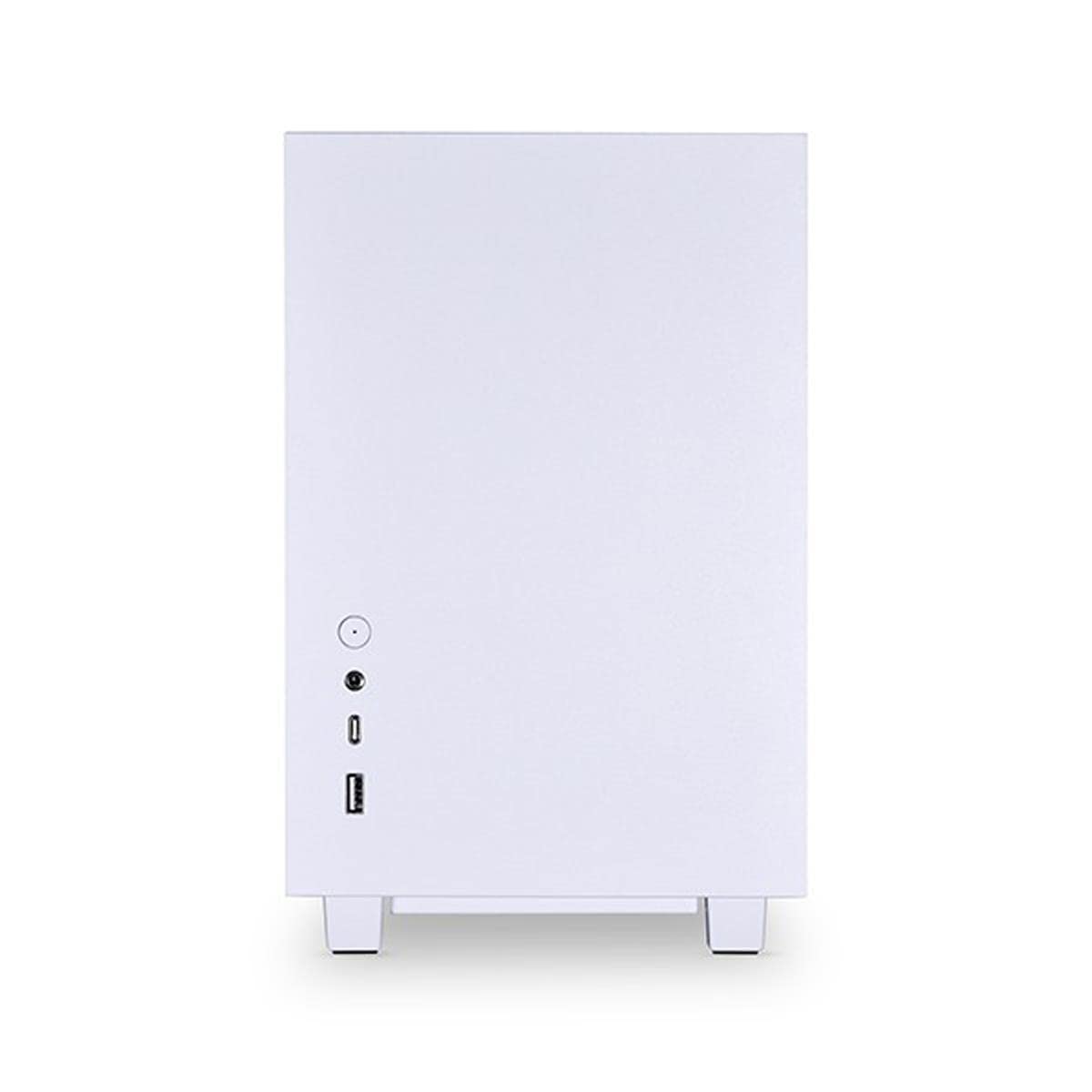 Lian Li Q58 White Color SPCC/Aluminum/Tempered Glass Mini Tower Computer Case, PCIe 3.0 Riser Card Cable Included - Q58W3