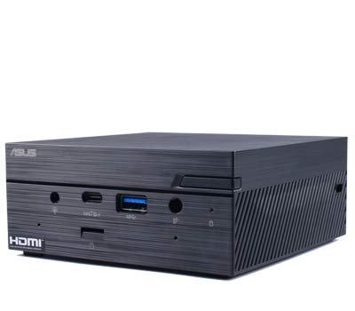 ASUS PN50 MiniPC Barebone with AMD Ryzen R5-4500U 6 cores Processor with DisplayPort, HDMI, 2 USB-C (DP Alt Mode), WiFi 6 Support