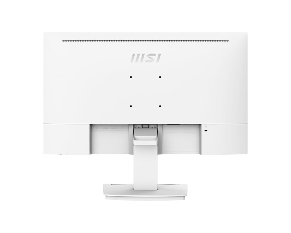 MSI 24” IPS FHD (1920 x 1080) Non-Glare with Super Narrow Bezel 100HZ 1ms 16:9 with Tilt Stand - White (Pro MP243XW)