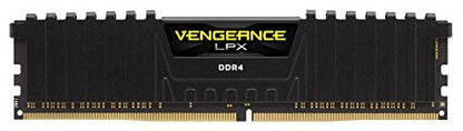 Corsair CMK32GX4M2A2666C16 Vengeance LPX 32GB (2x16GB) DDR4 DRAM 2666MHz (PC4-21300) C16 Memory Kit - Black