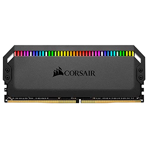 Corsair Dominator Platinum RGB 32GB (2x16GB) DDR4 3200 (PC4-28800) C16 1.35V AMD Optimized Memory- Black