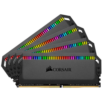 CORSAIR Dominator Platinum RGB 64GB (4x16GB) DDR4 3200 (PC4-28800) C16 1.35V Desktop Memory - Black