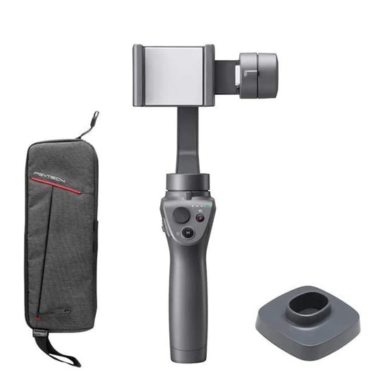 DJI Osmo Mobile 2 3-Axis Handheld Gimbal Lightweight Stabilizer iPhone & Android Smartphones Carry Case Base