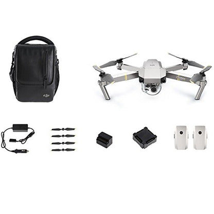 DJI CP.PT.00000069.01 Mavic PRO Fly More Drone Quadcopter Combo, Platinum Version Mavic Pro Platinum Fly More Combo