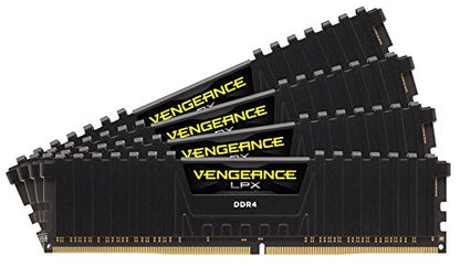 CORSAIR Vengeance LPX 128GB (4x32GB) DDR4 3600 (PC4-28800) C18 1.35V AMD Optimized Memory - Black