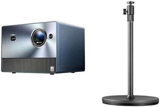 Hisense Cube C1 4K TriChroma Laser Smart Mini Projector+ SG8H Projector Floor Stand, 1600 Luments, Dolby Vision, Dolby Atmos, HDR10/HLG, Built-in Alexa, Home Theatre Laser TV Projector