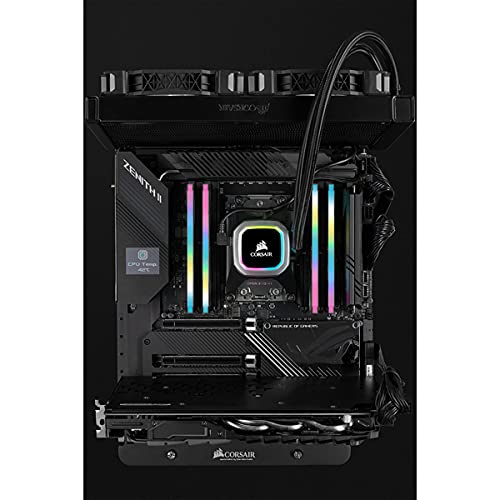 Corsair Vengeance RGB Pro SL 32GB (2x16GB) DDR4 3200 (PC4-25600) C16 1.35V Desktop Memory - Black (CMH32GX4M2E3200C16) 3200 MHz 32GB (2x16GB)