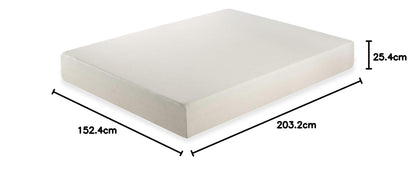 Zinus 10 Inch Ultima Memory Foam Mattress / Pressure Relieving / CertiPUR-US Certified / Mattress-in-a-Box, Queen White