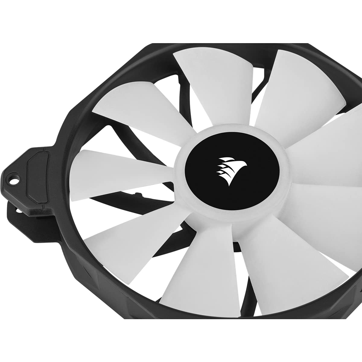 CORSAIR iCUE SP140 RGB Elite Performance 140mm PWM Dual Fan Kit with Lighting Node CORE, Black 2 Pack with Lighting Node CORE