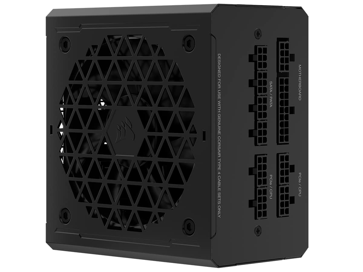 Corsair RM850e Fully Modular Low-Noise ATX Power Supply (Dual EPS12V Connectors, 105°C-Rated Capacitors, 80 Plus Gold Efficiency, Modern Standby Support) Black