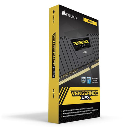 CORSAIR Vengeance LPX 64GB (4x16GB) DDR4 3200 (PC4-25600) C16 1.35V Desktop Memory - Black 4 x 16 GB