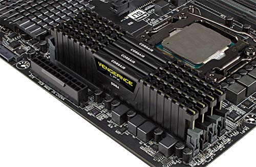 CORSAIR Vengeance LPX 64GB (4x16GB) DDR4 3200 (PC4-25600) C16 1.35V Desktop Memory - Black 4 x 16 GB