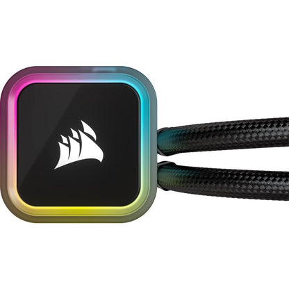 Corsair iCUE H150i RGB Elite Liquid CPU Cooler (16 Dynamic RGB LEDs, 120mm AF Elite Series FDB Fans, 360mm Radiator, iCUE Software Compatible, LGA 1700, 1200, 115X, 2066, and AM4 Sockets) Black 360mm AIO