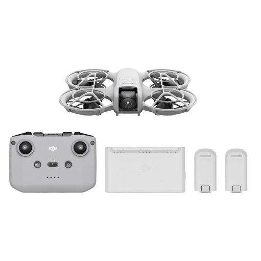 DJI Neo Fly More Combo, Mini Drone with 4K UHD Camera for Adults, 135g Self Flying Drone that Follows You, Palm Takeoff, AI Subject Tracking, QuickShots, Stabilized Video, with RC-N3 and 3 Batteries DJI Neo Fly More Combo