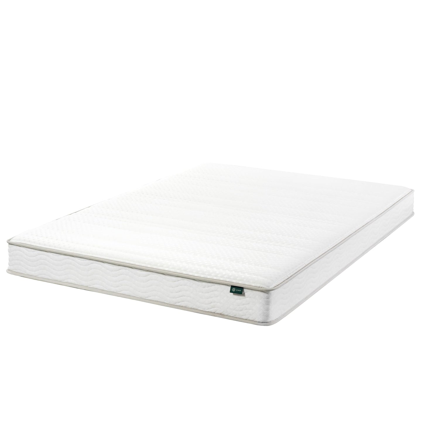 ZINUS 6 Inch Foam and Spring Hybrid Mattress [New Version], Full, Fiberglass Free, Medium Firmness, Durable Support, Certified Safe Foams & Fabric, Mattress in A Box White 6" New Small Box