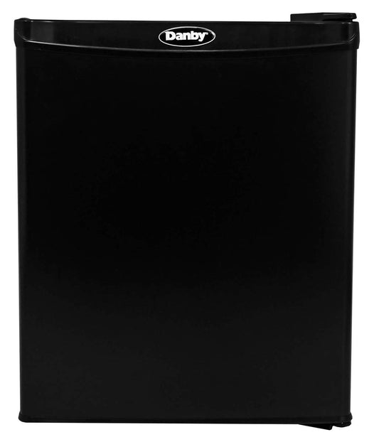 Danby DAR010A1BDB 1 Cu.Ft. Mini Fridge, For Desks, Work From Home Office, Bedroom, Bathroom, Small Compact Refrigerator In Black With Ultra Quiet Silencer