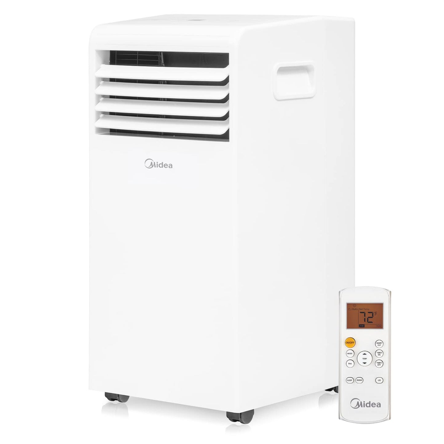 Midea 6,000 BTU ASHRAE (5,000 BTU SACC) Portable Air Conditioner, Cools up to 150 Sq. Ft., with Dehumidifier & Fan mode, Easy- to-use Remote Control & Window Installation Kit Included 6,000 BTU, Wi-Fi Enabled