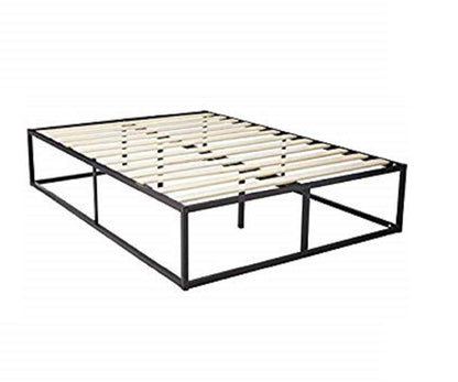 Zinus Full Bed Frame - Joseph 14 inch Metal Bed Frame with Wood Slat Support, No Box Spring Needed, Easy Assembly - Minimalist Platform Bed Frame with Underbed Storage Space, Full Size Original Big Box