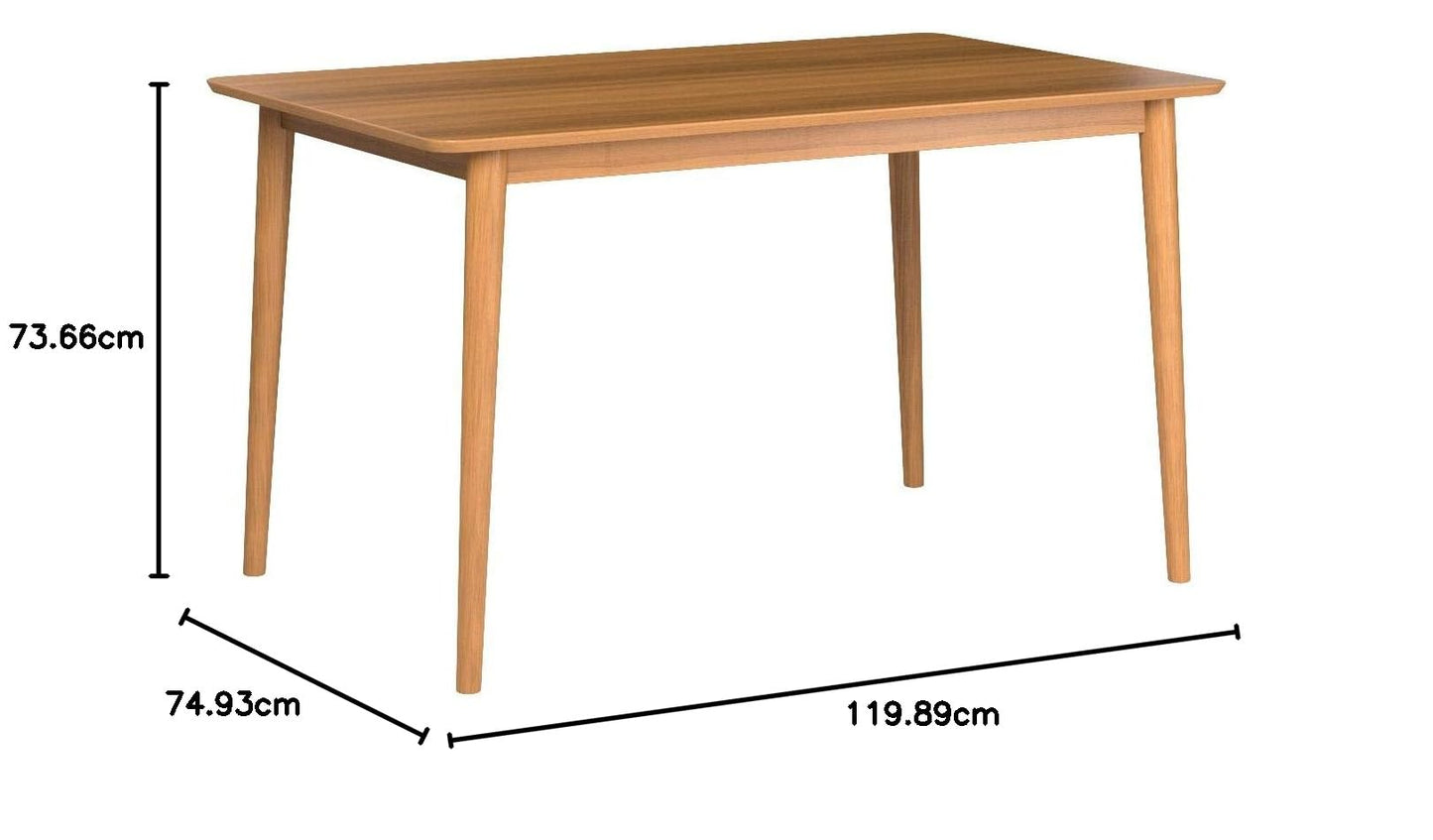 Zinus Mid-Century Modern Wood Dining Table / Natural Traditional