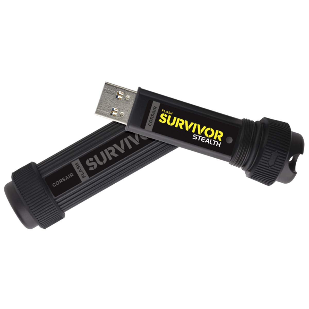 Corsair Flash Survivor Stealth 64GB USB 3.0 Flash Drive, Black (CMFSS3B-64GB) 64 GB