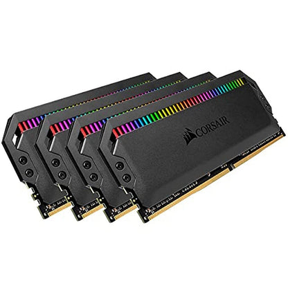 CORSAIR Dominator Platinum RGB 32GB (4x8GB) DDR4 3600 (PC4-28800) C18 1.35V Desktop Memory - Black