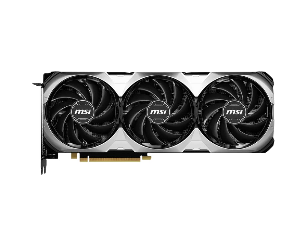 MSI Gaming GeForce RTX 4070 Ti 12GB GDRR6X 192-Bit HDMI/DP Nvlink TORX Fan 4.0 Ada Lovelace Architecture Graphics Card (RTX 4070 Ti Ventus 3X 12G)