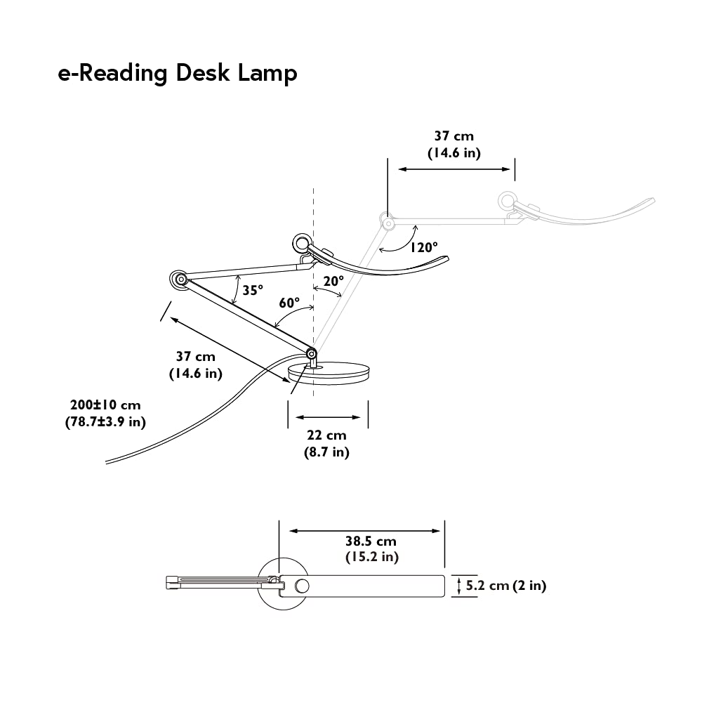 BenQ e-Reading LED Desk Lamp - World's First Desk Lamp for Monitors - Modern, Ergonomic, Dimmable, Warm/Cool White - Perfect for Designers, Engineers, Architects, Studying, Gaming - Blue