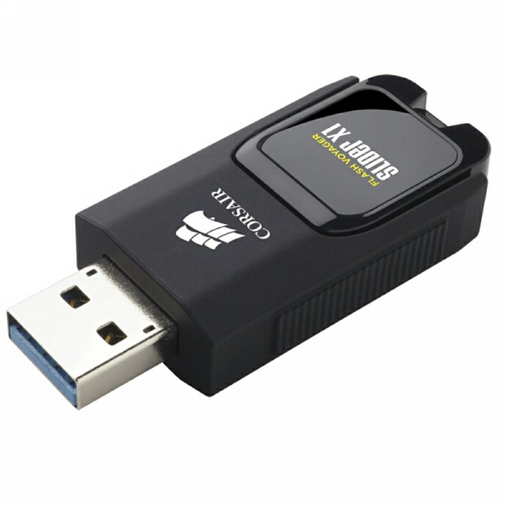 Corsair CMFSL3X1-128GB Flash Voyager Slider X1 128GB USB 3.0 Flash Drive, Black