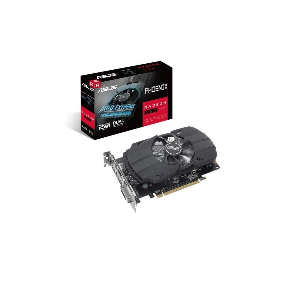 ASUS PH-550-2GB Phoenix Radeon GDDR5 2GB 64-Bit DVI HDMI Gaming Graphics Card