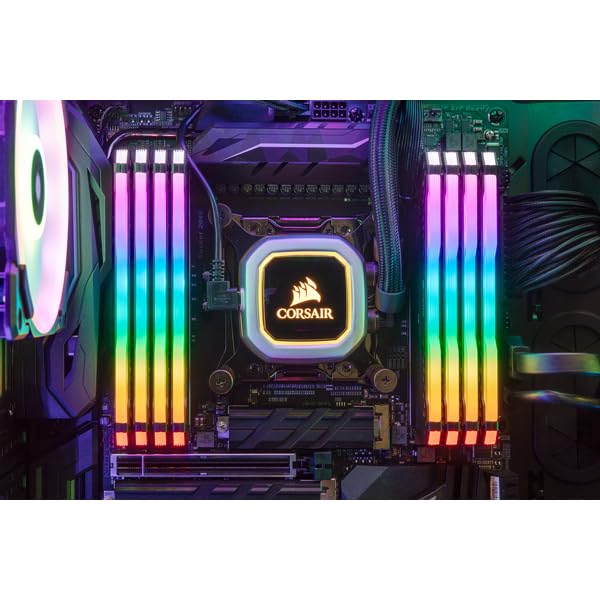 CORSAIR VENGEANCE RGB PRO 256GB (8x32GB) DDR4 3200 (PC4-25600) C16 Desktop memory–Black