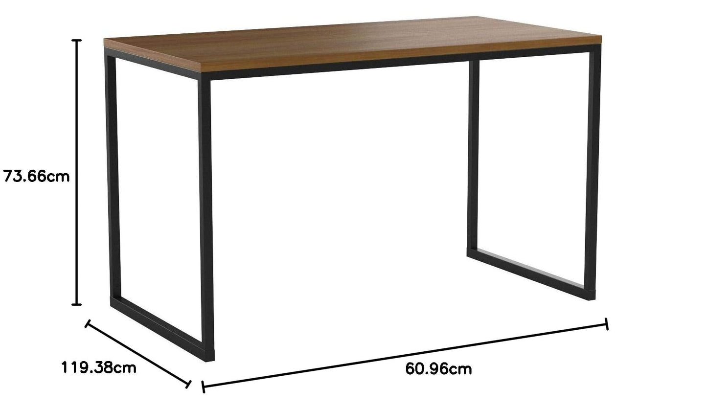 Zinus Modern Studio Collection Soho Desk / Table / Computer Table 47 Inch Brown