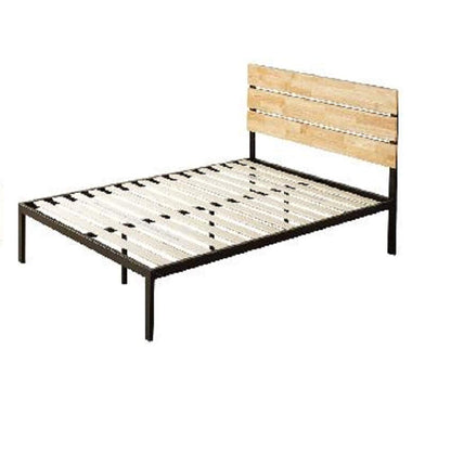 Zinus Twin Bed Frame - Paul 14 Inch Platform Bed Frame with Wood Headboard, Durable Metal & Wood Construction with Wood Slat Support, Easy Assembly, No Box Spring Needed, Underbed Storage Space, Twin Size