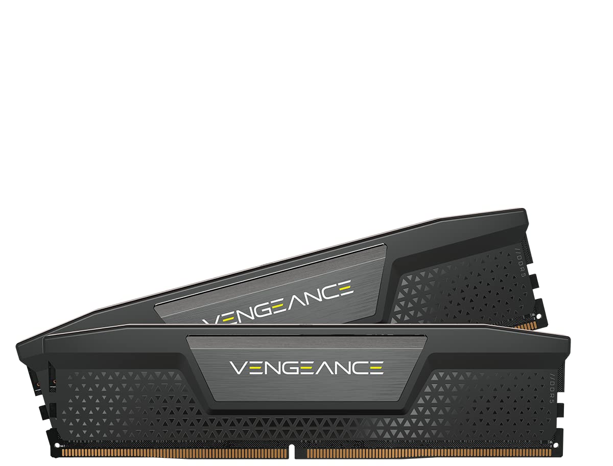 CORSAIR Vengeance DDR5 RAM 48GB (2x24GB) 6000MHz CL30 Intel XMP iCUE Compatible Computer Memory - Black (CMK48GX5M2B6000C30)