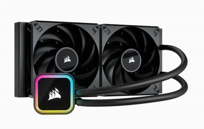 Corsair iCUE H115i RGB Elite Liquid CPU Cooler (16 Dynamic RGB LEDs, 140mm AF Elite Series FDB Fans, 280mm Radiator, iCUE Software Compatible, LGA 1700, 1200, 115X, 2066, and AM4 Sockets) Black 280mm AIO