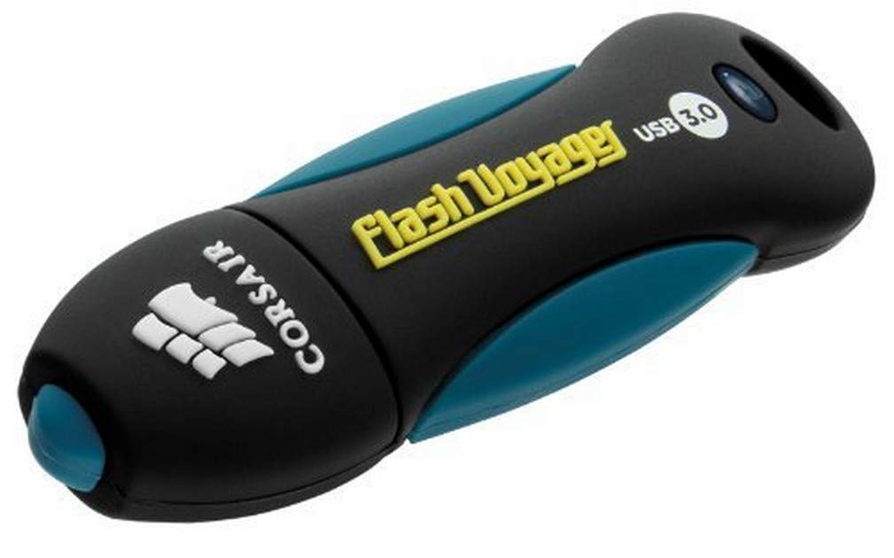 Corsair CMFVY3A-64GB 64 GB USB 3.0 Flash Voyager Flash Drive, Black