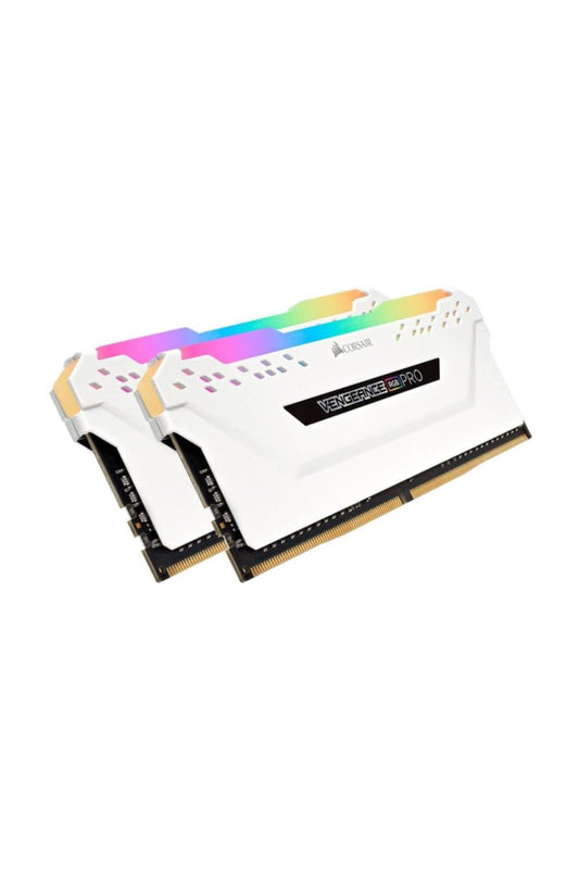 Corsair Vengeance RGB PRO 16GB (2x8GB) DDR4 2666MHz C16 LED Desktop Memory, White