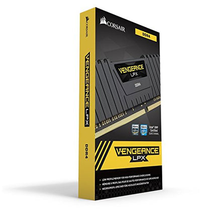 CORSAIR Vengeance LPX 128GB (4x32GB) DDR4 3600 (PC4-28800) C18 1.35V AMD Optimized Memory - Black