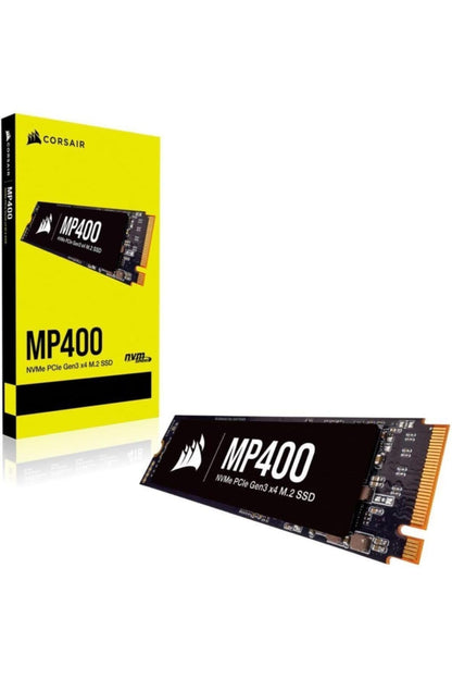 Corsair MP400 2TB M.2 NVMe PCIe x4 Gen3 SSD (Sequential Read Speeds of up to 3,480 MB/s, Write Speeds of up to 3,000 MB/s, High-Density 3D QLC NAND) Black MP400 (Gen3)