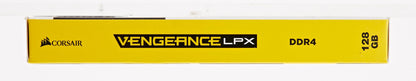 CORSAIR Vengeance LPX 128GB (4x32GB) DDR4 3600 (PC4-28800) C18 1.35V Desktop Memory - Black