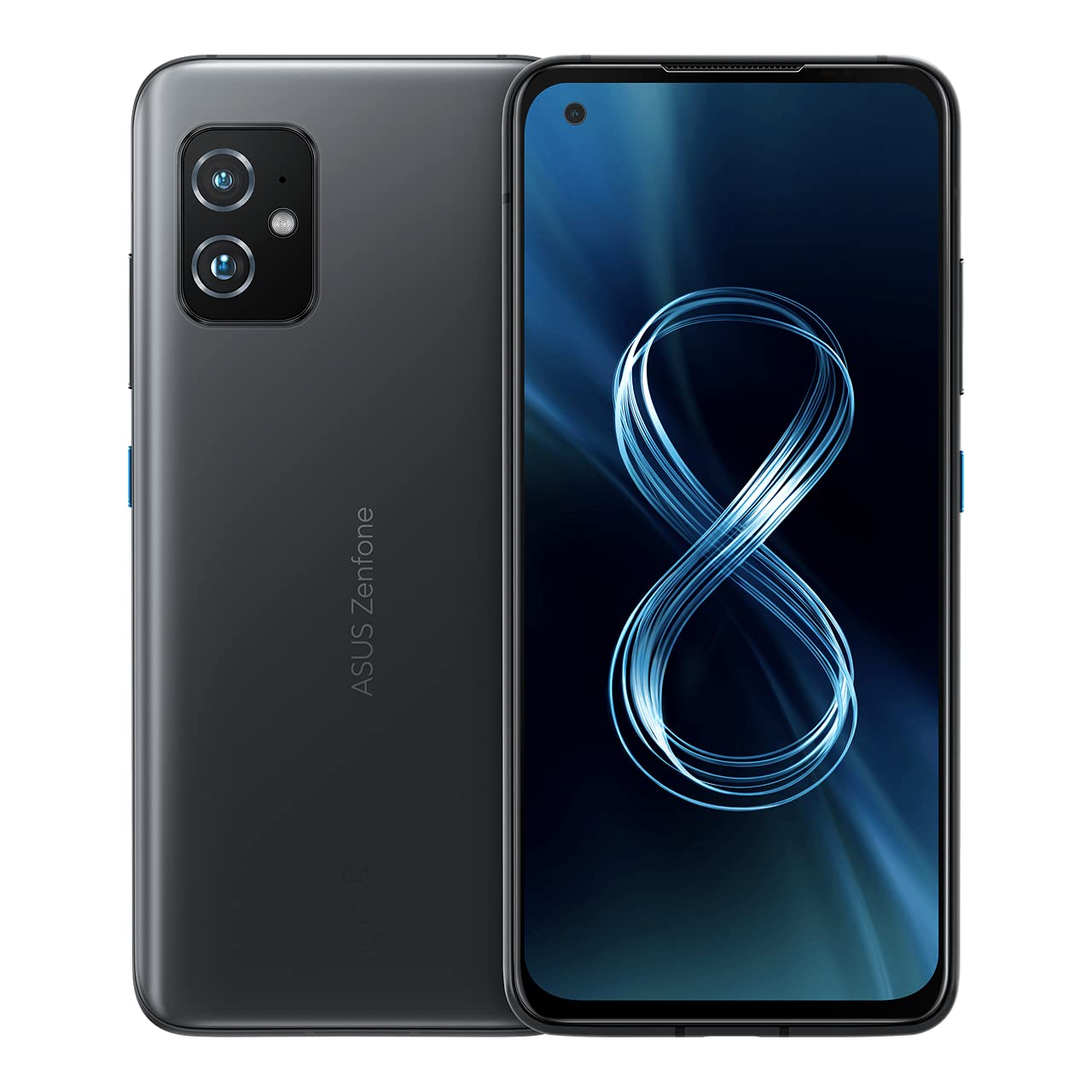 Asus Zenfone 8 ZS590KS 5G Dual 256GB 8GB RAM Factory Unlocked (GSM Only | No CDMA - not Compatible with Verizon/Sprint) International Version - Black