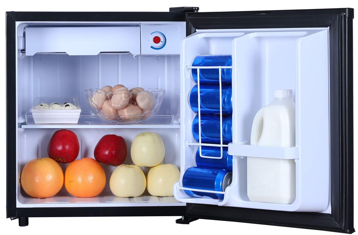 Igloo FR100 Fridge, 1.6 Cubic Feet, Black