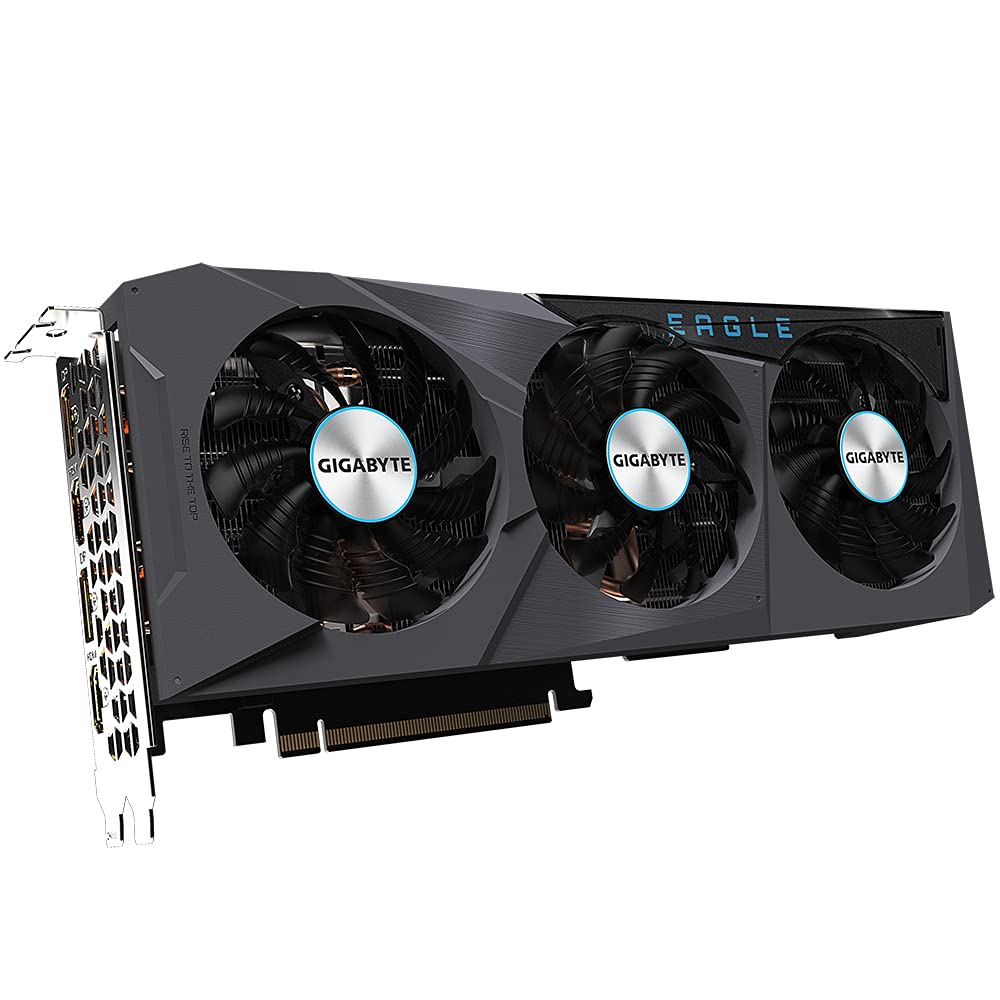 Gigabyte GeForce RTX 3070 Ti Eagle OC 8G Graphics Card, WINDFORCE 3X Cooling System, 8GB 256-bit GDDR6X, GV-N307TEAGLE OC-8GD Video Card