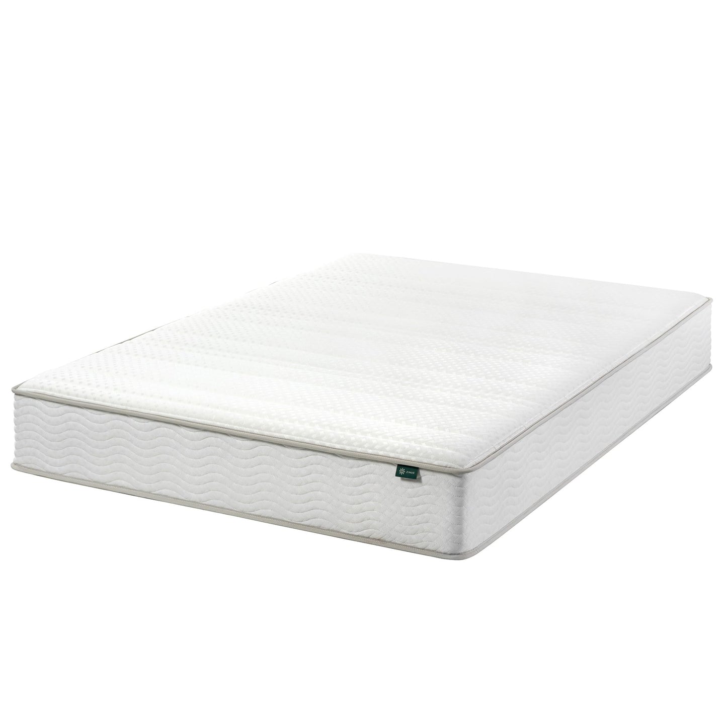 ZINUS 10 Inch Foam and Spring Hybrid Mattress [New Version], Queen, Fiberglass Free, Medium Firmness, Durable Support, Certified Safe Foams & Fabric, Mattress in A Box White 10" New Small Box