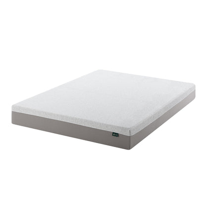 ZINUS 8 Inch Ultima Memory Foam Mattress [New Version], Queen, Fiberglass Free, Medium Firm Feel, Breathable Airflow Memory Foam, Certified Safe Foams & Fabric, Mattress in A Box White Smooth Comfort (New Small Box)