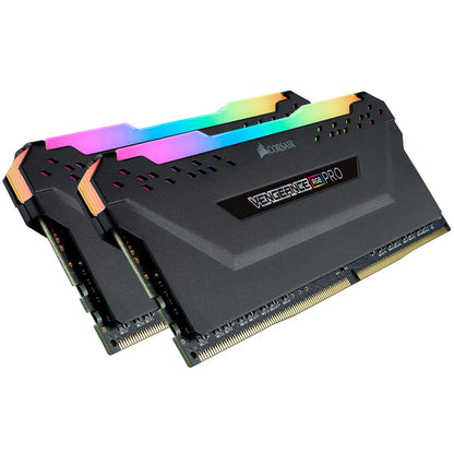 Corsair Vengeance RGB Pro 32GB (2x16GB) DDR4 3000 (PC4-24000) C15 Desktop Memory Black (CMW32GX4M2C3000C15)