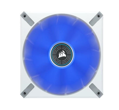 Corsair iCUE AF140 RGB Elite 140mm PWM Fan - Eight RGB LEDs - AirGuide Technology - Fluid Dynamic Bearing - Zero RPM Fan Mode - CORSAIR iCUE Software Compatible - White AF RGB ELITE Single (140mm)