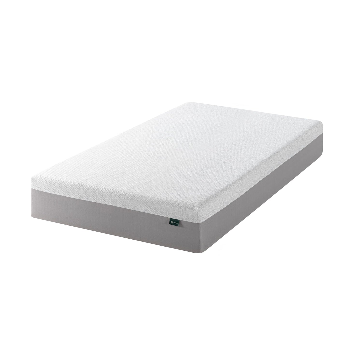 ZINUS 10 Inch Ultima Memory Foam Mattress [New Version], Twin, Fiberglass Free, Medium Firm Feel, Breathable Airflow Memory Foam, Certified Safe Foams & Fabric, Mattress in A Box White Smooth Comfort (New Small Box)