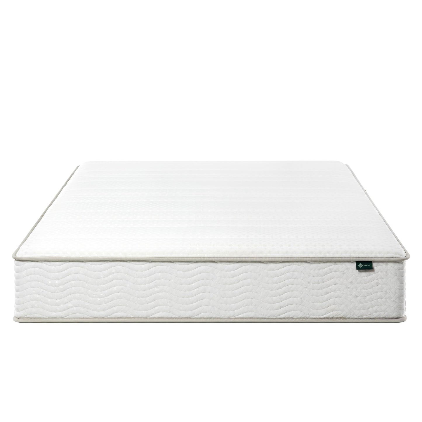 ZINUS 10 Inch Foam and Spring Hybrid Mattress [New Version], Queen, Fiberglass Free, Medium Firmness, Durable Support, Certified Safe Foams & Fabric, Mattress in A Box White 10" New Small Box