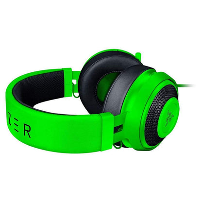 Razer Kraken Pro V2: Lightweight Aluminum Headband - Retractable Mic - in-Line Remote - Gaming Headset Works with PC, PS4, Xbox One, Switch, & Mobile Devices - Green Kraken Pro V2 - Green