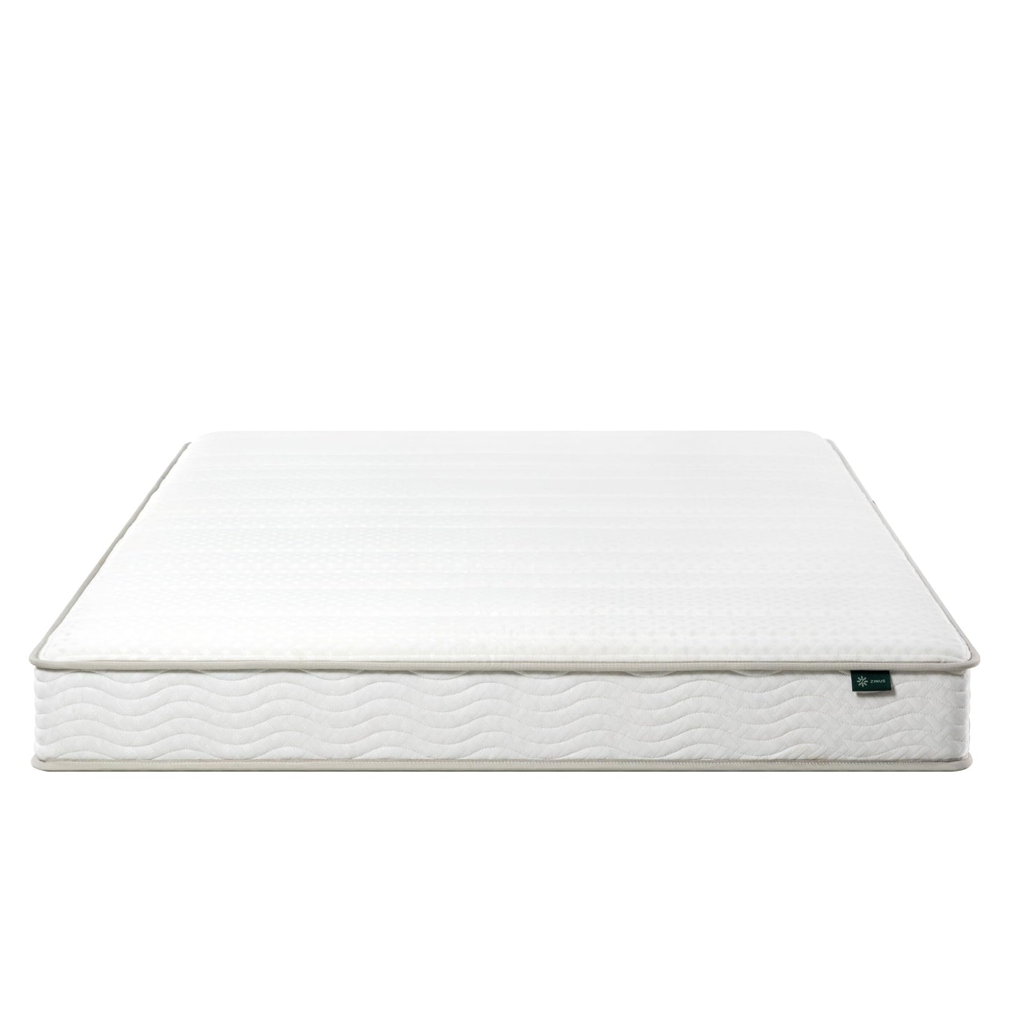 ZINUS 6 Inch Foam and Spring Hybrid Mattress [New Version], Full, Fiberglass Free, Medium Firmness, Durable Support, Certified Safe Foams & Fabric, Mattress in A Box White 6" New Small Box